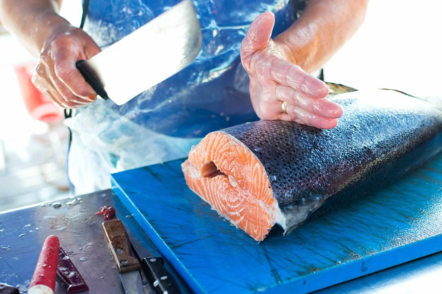 Salmon farming sustainability